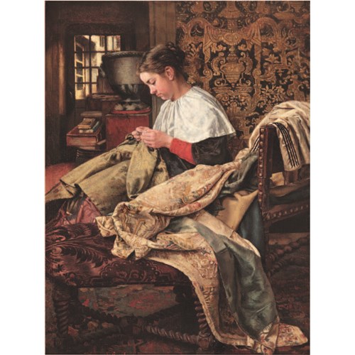 De kazuifelherstelster (portret van zijn zuster Betsy), 1870